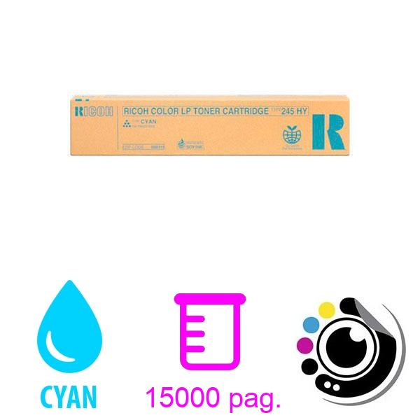 Toner Original Ricoh Aficio SP-C410 / SP-C411 / SP-C420 / CL4000 Type 245 Cyan 888315