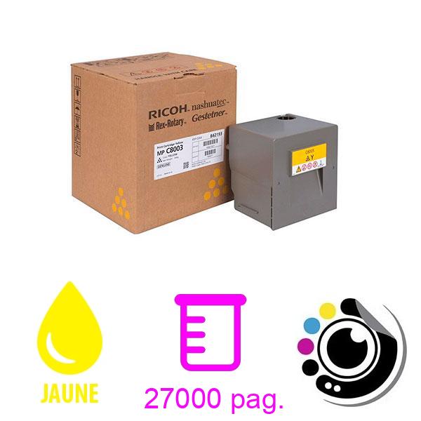 Toner Original Ricoh MP-C6503/8003/6500/8000 Jaune 842193
