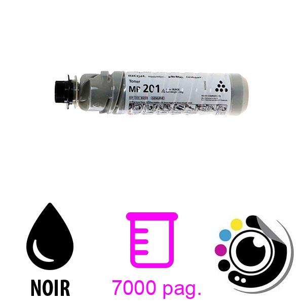 Toner Original Ricoh MP201 / Type 1270D Noir