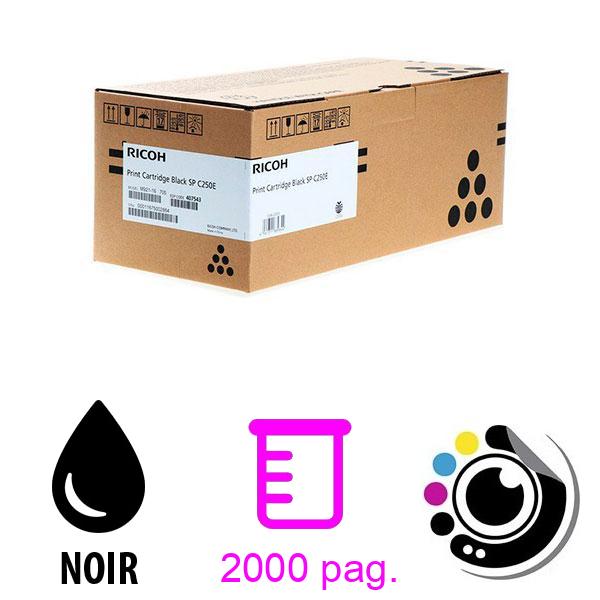 Toner Original Ricoh SP-C250H / C260 Noir 407543