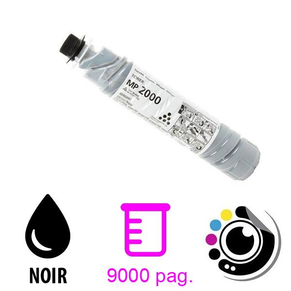 Toner Original Ricoh MP2000 Noir 842015 / 842340/Type1230d