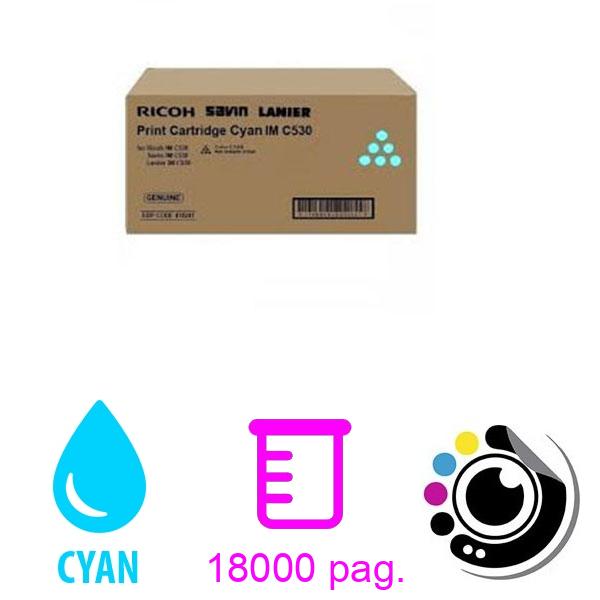 Toner Original Ricoh IM-C530 Cyan 418241