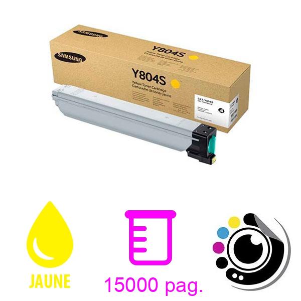 Toner Original Samsung CLT-Y804S Jaune SS721A