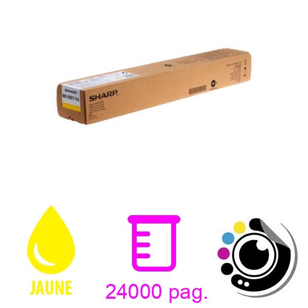 Toner Original Sharp MX-61GTYA Jaune 082920