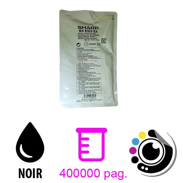 Original Sharp Developpeur MX-61GVBA Noir