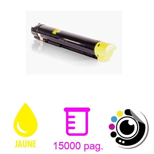 Toner compatible Xerox Workcentre 7120/7125/7220/7225 Jaune 006R01458