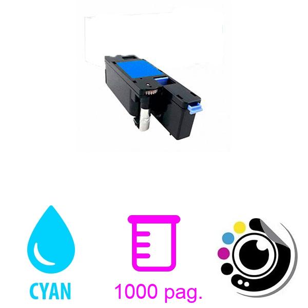 Toner compatible Xerox Phaser 6020 / 6022 - Workcentre 6025 / 6027 Cyan 106R02756