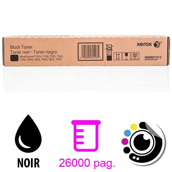 Toner Original Xerox Workcentre 7525 / 7535 / 7545 / 7830 Noir 006r01509