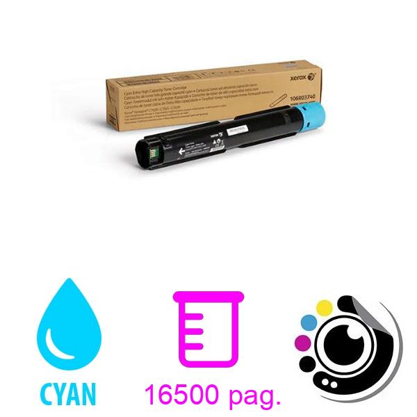Toner Original Xerox VersaLink C7020, C7025, C7030 Cyan 106R03736
