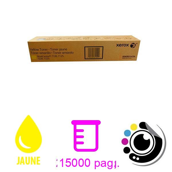 Toner Original Xerox Workcentre 7120 / 7125 / 7220 / 7225 Jaune 006R01454