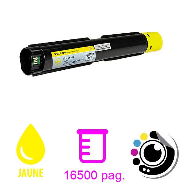 Toner compatible Xerox VersaLink C7020, C7025, C7030 Jaune 106R03738