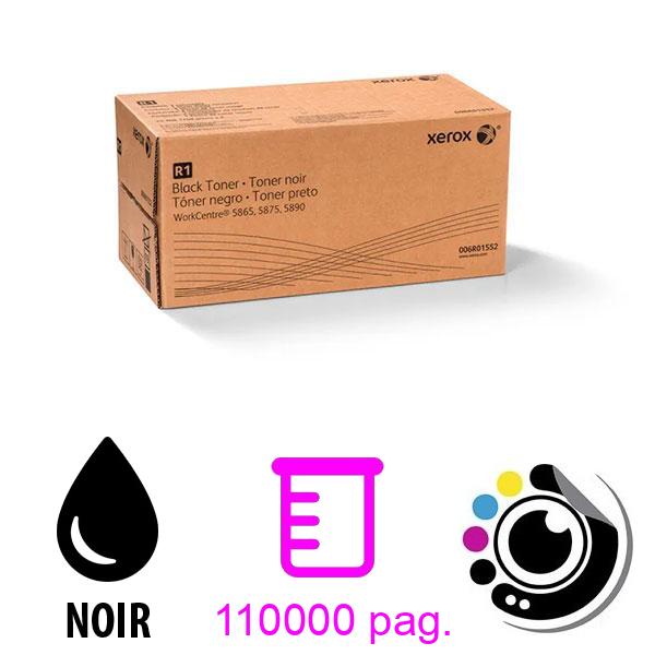 Toner Original Xerox WorkCentre 5865/5875/5890 Noir 006R01552