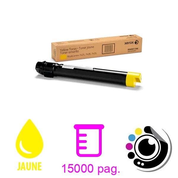 Toner Original Xerox WorkCentre 7425/7428/7435 Jaune 006R01396