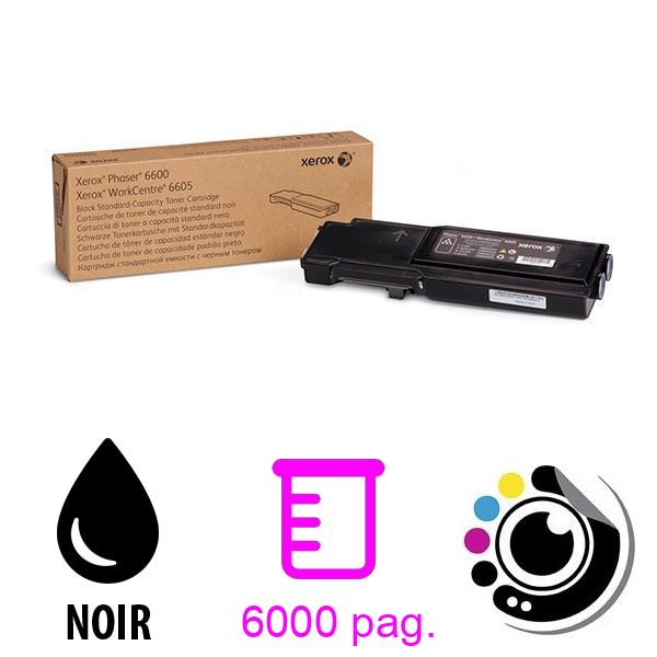 Toner Original Xerox Phaser 6600 / Workcentre 6605 Noir 106R02240