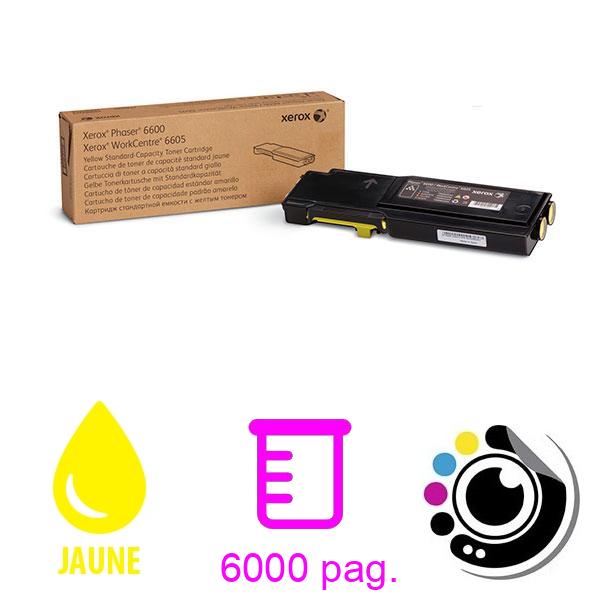 Toner Original Xerox Phaser 6600 / Workcentre 6605 Jaune 106R02239