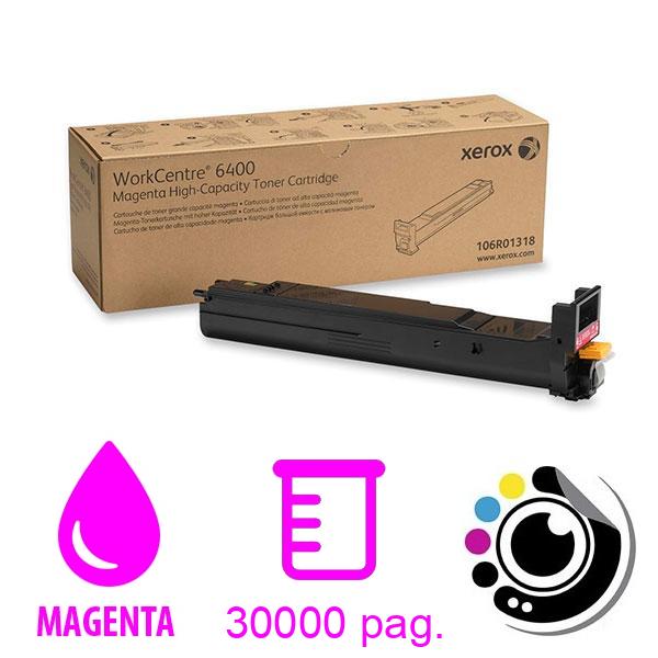 Toner Original Xerox WorkCentre 6400 Magenta 106R01325