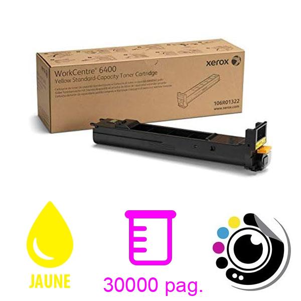 Toner Original Xerox WorkCentre 6400 Jaune 106R01326